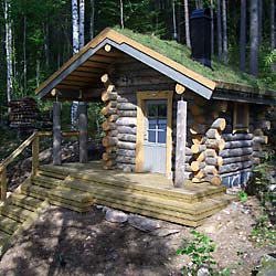 Suomi Sauna-Service Hamburg Qualität aus Finnland Kelo Ganzholzsauna 01